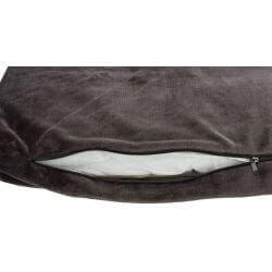Coussin Jimmy, angulaire, 80 × 55 cm, taupe