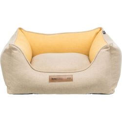 Lit Lingo, rond, 50 × 40 cm, blanc/beige