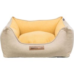 Lit Lingo, rond, 50 × 40 cm, blanc/beige