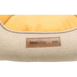 Lit Lingo, rond, 50 × 40 cm, blanc/beige