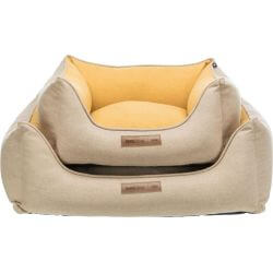 Lit Lingo, rond, 50 × 40 cm, blanc/beige
