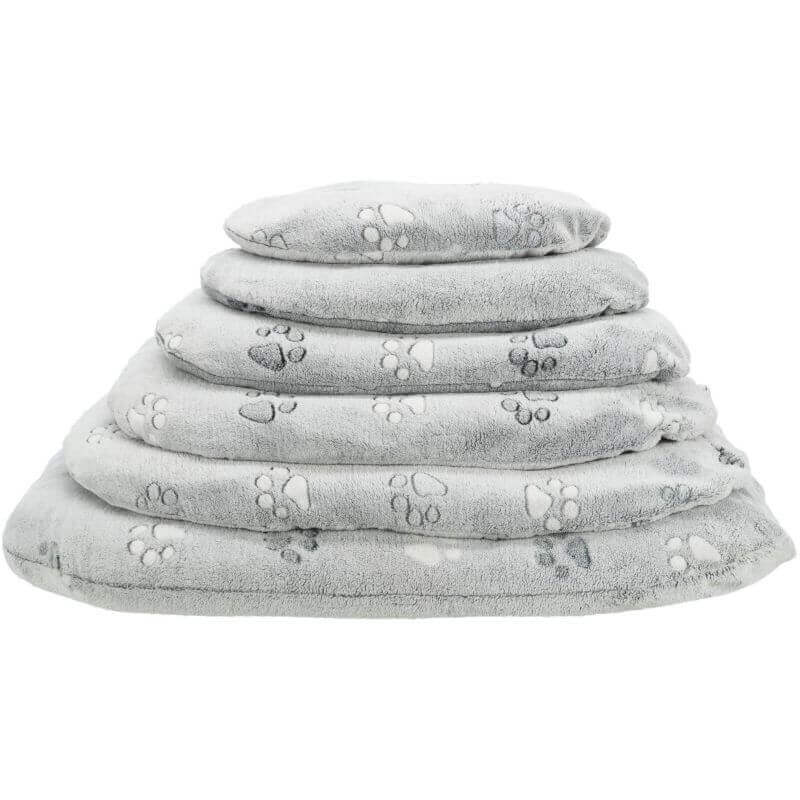 Coussin Nando, ovale, 50 × 35 cm, gris clair Coussin Nando, ovale, 50 × 35 cm, gris clair