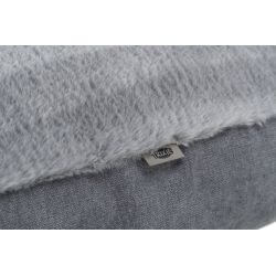 Coussin Liano, angulaire, 80 × 60 cm, gris