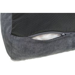 Coussin Liano, angulaire, 80 × 60 cm, gris