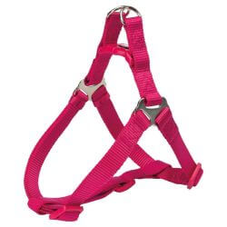 Premium harnais One Touch, XS–S: 30–40 cm/10 mm, fushia