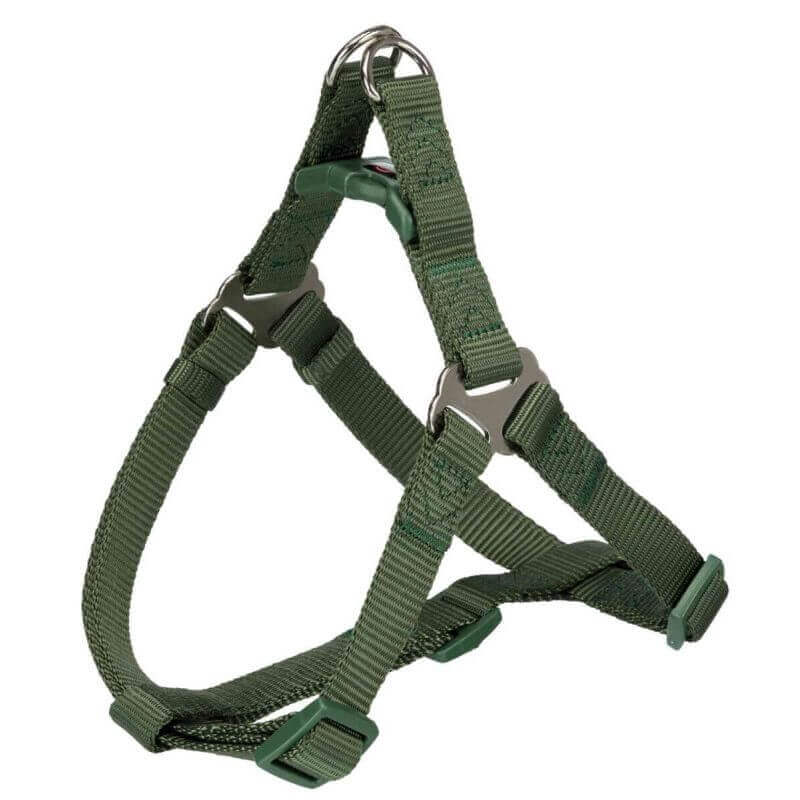 Premium harnais One Touch, XS–S: 30–40 cm/10 mm, vert forêt Premium harnais One Touch, XS–S: 30–40 cm/10 mm, vert forêt
