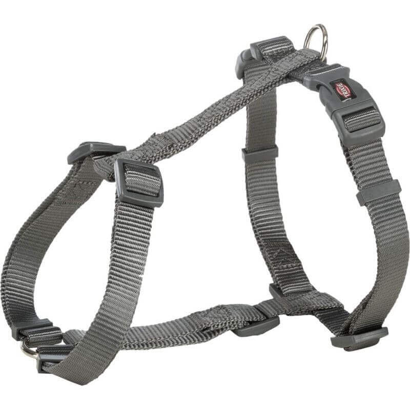Premium harnais H, XXS–XS: 20–32 cm/10 mm, gris graphite Premium harnais H, XXS–XS: 20–32 cm/10 mm, gris graphite