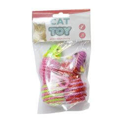 JOUET SOURIS ET BALLE LOT DE 4