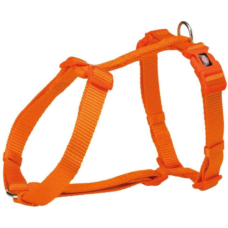 Premium harnais H, L: 60–87 cm/25 mm, papaye