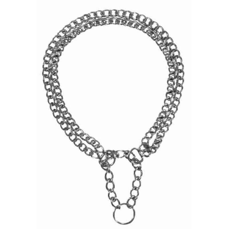 Collier étrangleur, 2 rangs, M–L: 45 cm/2,5 mm Collier étrangleur, 2 rangs, M–L: 45 cm/2,5 mm