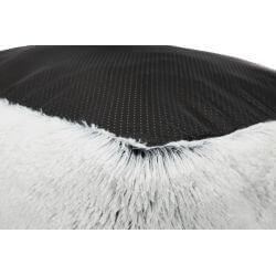 Coussin Harvey, angulaire, 100 × 70 cm, blanc-noir
