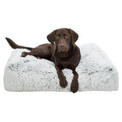 Coussin Harvey, angulaire, 100 × 70 cm, blanc-noir