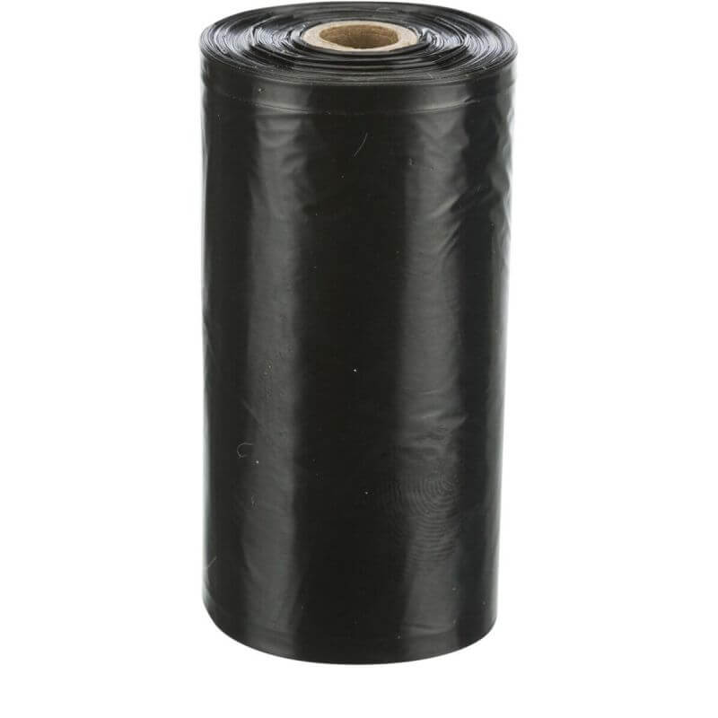 Sac ramasse crottes, 4 rouleaux de 20 sacs, noir Sac ramasse crottes, 4 rouleaux de 20 sacs, noir