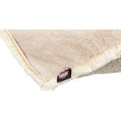 Coussin Boho, angulaire, 70 × 70 cm, beige