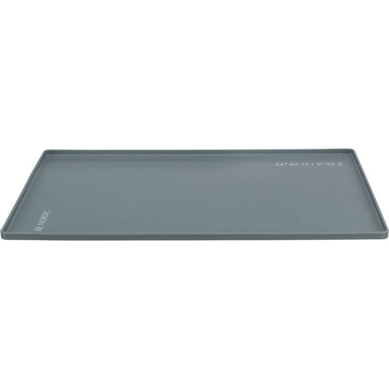 BE NORDIC set de table, en silicone, 60 × 40 cm, gris