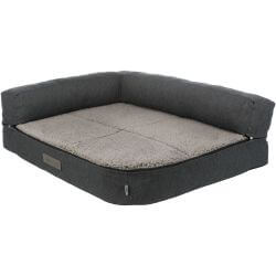 Vital sofa Bendson, angulaire, 100 × 80 cm, gris foncé/gris clair