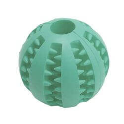 JOUET BALLE CAOUTCHOUC MENTHE 7 cm