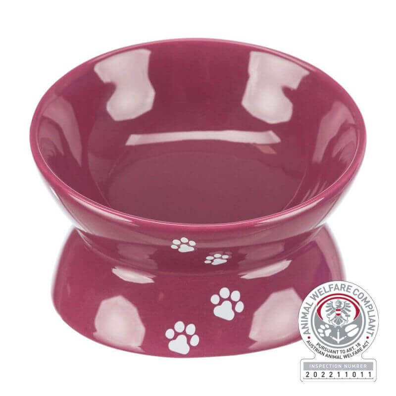 Gamelle, augmentée, en céramique, 0,15 l/ø 13 cm, baie Gamelle, augmentée, en céramique, 0,15 l/ø 13 cm, baie