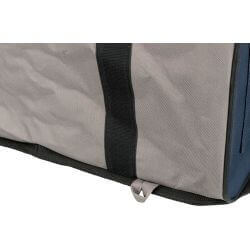 Soft Kennel Twister, S: 45 × 45 × 64 cm, bleu/gris