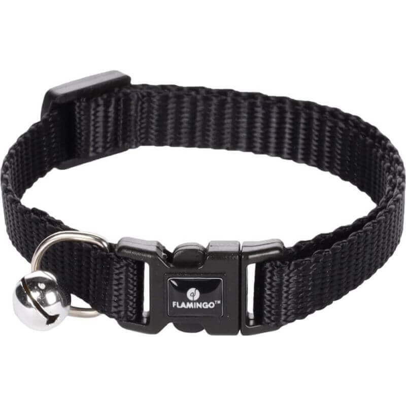 COLLIER POUR CHAT + CLOCHETTE ZIGGI NOIR 20-35CM 10MM COLLIER POUR CHAT + CLOCHETTE ZIGGI NOIR 20-35CM 10MM