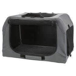 Mobile Kennel Easy, S–M: 71 × 49 × 51 cm, gris