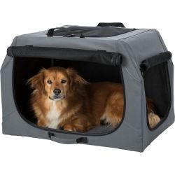 Mobile Kennel Easy, S–M: 71 × 49 × 51 cm, gris
