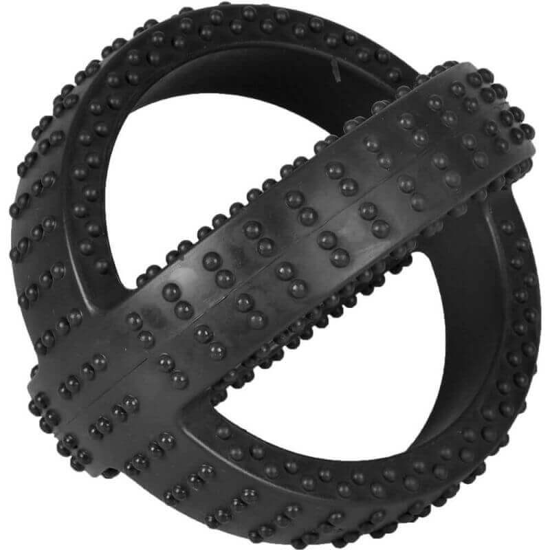 JCHIEN CAOUTCHOUC GLADIATOR CROSS BALL NOIR 10CM JCHIEN CAOUTCHOUC GLADIATOR CROSS BALL NOIR 10CM