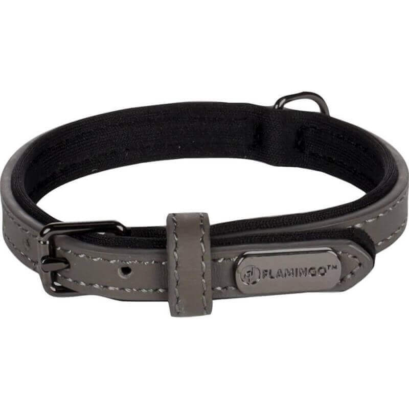 COLLIER BINTI GRIS L 42/52CM 25MM