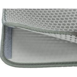 Tamis litière pour bacs à litière, en EVA, 35 × 45 cm, gris