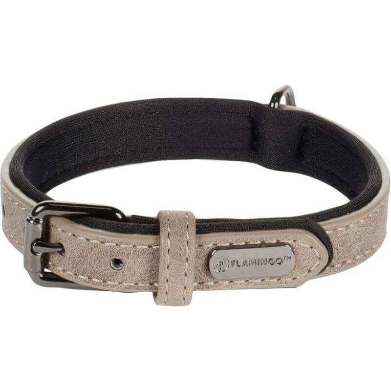 COLLIER DELU TAUPE S/M 31/39CM 20MM COLLIER DELU TAUPE S/M 31/39CM 20MM