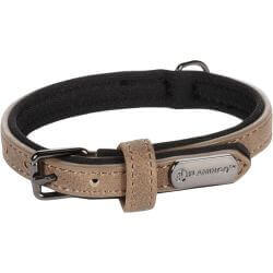 COLLIER DELU BRUN XS/S 24/30CM 15MM