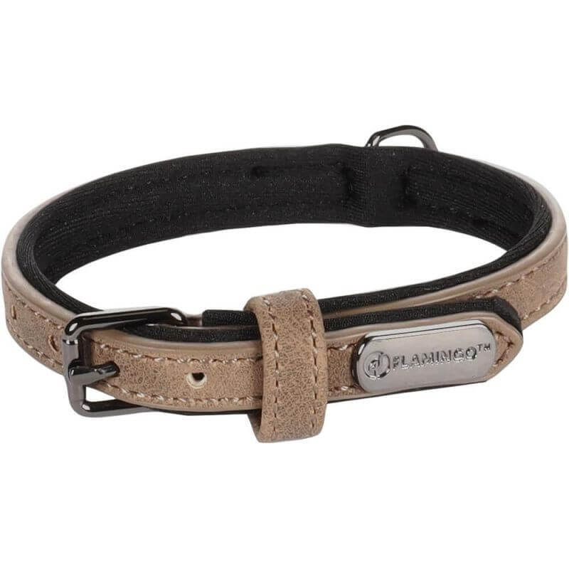 COLLIER DELU BRUN XS/S 24/30CM 15MM COLLIER DELU BRUN XS/S 24/30CM 15MM