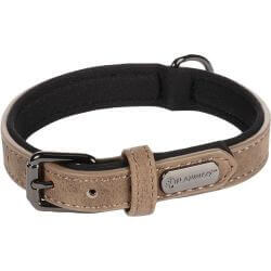 COLLIER DELU BRUN M/L 38/48CM 25MM