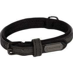 COLLIER DELU NOIR M/L 38/48CM 25MM