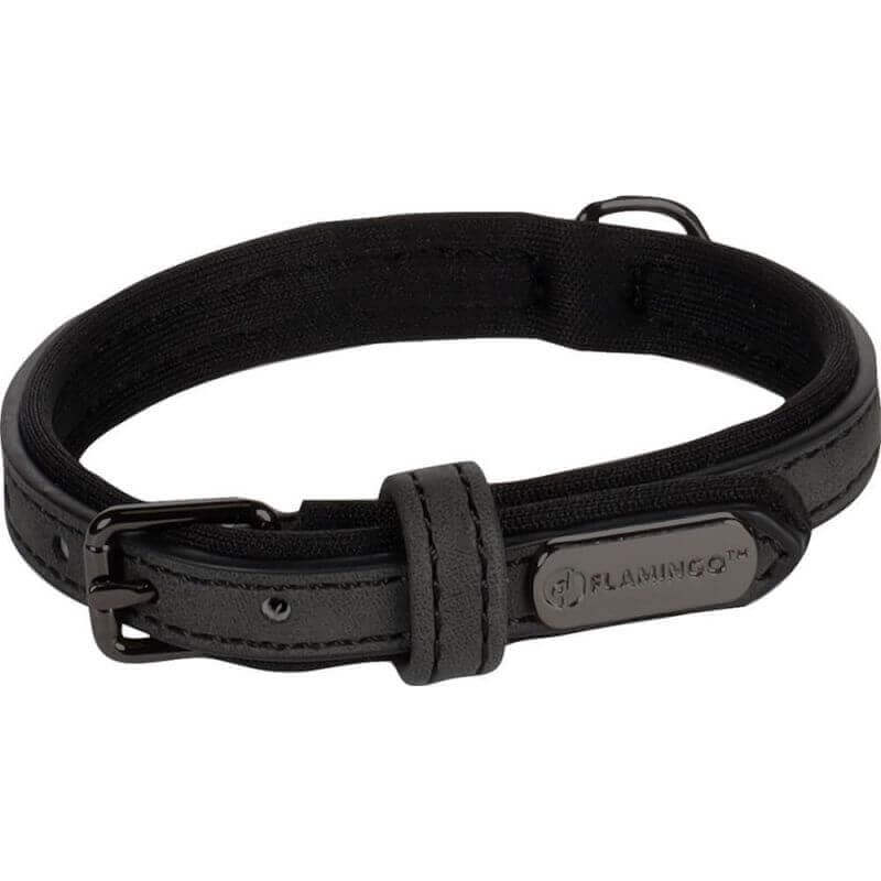 COLLIER DELU NOIR M/L 38/48CM 25MM COLLIER DELU NOIR M/L 38/48CM 25MM