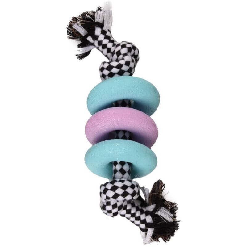 JCHIEN LOEKIE CHIOT ANNEAUX TPR BLEU/LILAS 23CM JCHIEN LOEKIE CHIOT ANNEAUX TPR BLEU/LILAS 23CM