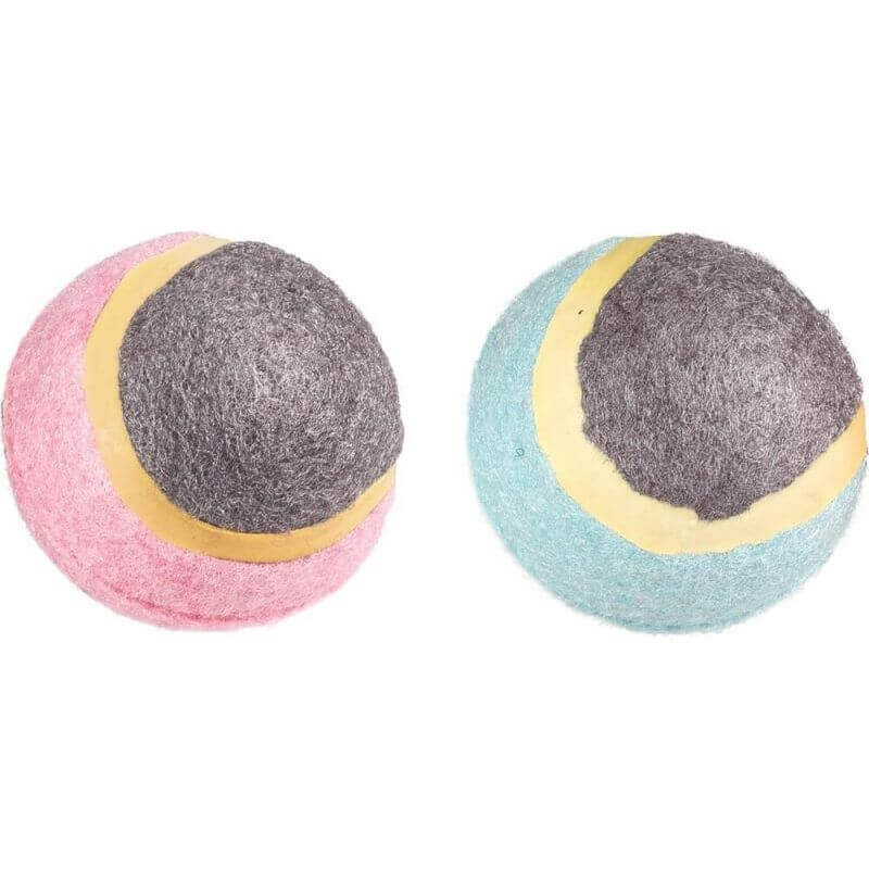JCHIEN SMALL DOG CUB BALLE DE TENNIS HIFA ROSE/VERT 6,5CM