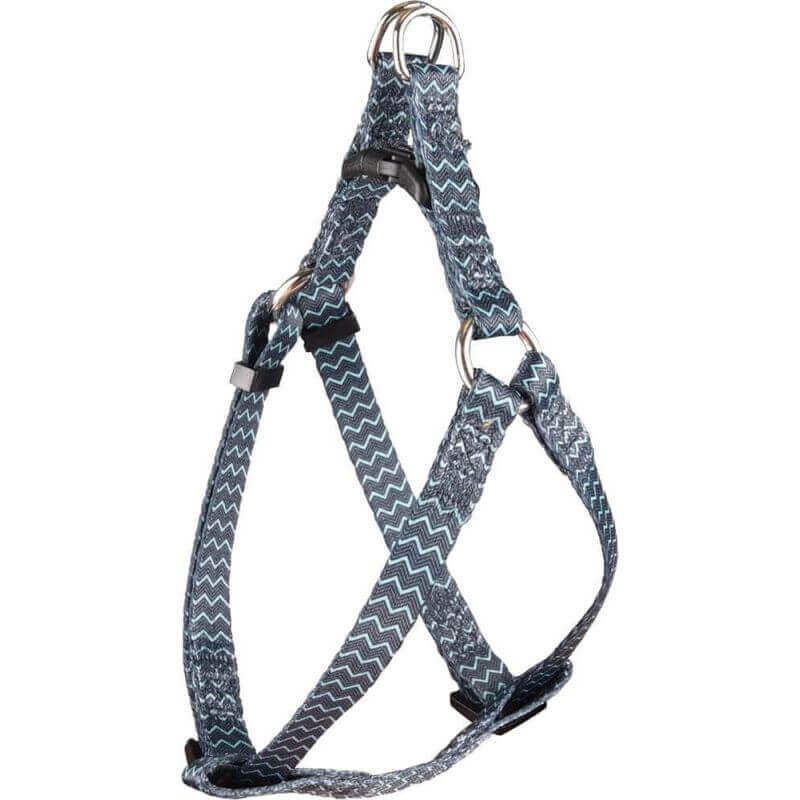 HARNAIS STEP&GO SINAM VERT/GRIS XS 30-40CM 10MM