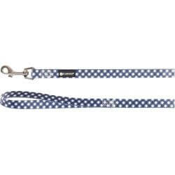 LAISSE SALOME GRIS/BLANC 120CM 20MM