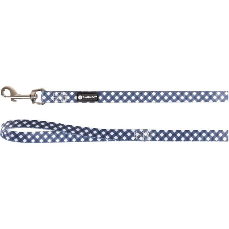 LAISSE SALOME GRIS/BLANC 120CM 20MM