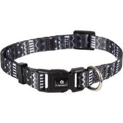 COLLIER SADIE NOIR/BLANC S 30-45CM 15MM