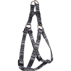HARNAIS STEP&GO SADIE NOIR/BLANC M 45-60CM 20MM