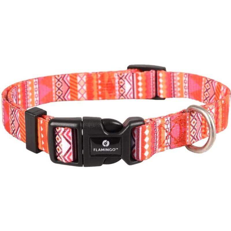 COLLIER SYB ORANGE/ROSE/BLANC M 40-55CM 20MM COLLIER SYB ORANGE/ROSE/BLANC M 40-55CM 20MM