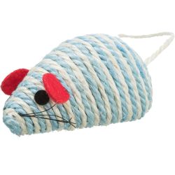 Souris XXL, en sisal, catnip, 10 cm