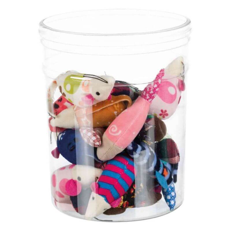Souris/poisson, en peluche/tissu, catnip, 9–12 cm Souris/poisson, en peluche/tissu, catnip, 9–12 cm