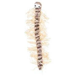 Mille-pattes, en peluche/raphia, 33 cm