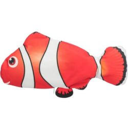 Poisson frétillant, en tissu, catnip, 26 cm