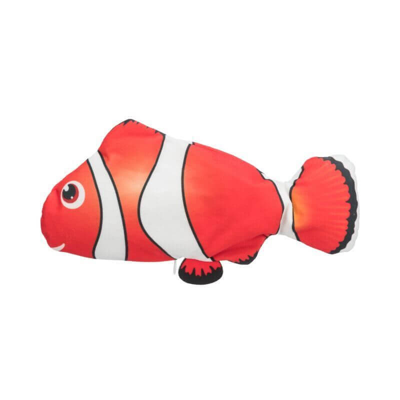 Poisson frétillant, en tissu, catnip, 26 cm Poisson frétillant, en tissu, catnip, 26 cm