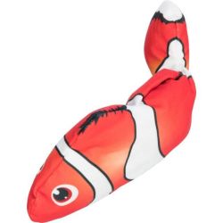 Poisson frétillant, en tissu, catnip, 26 cm
