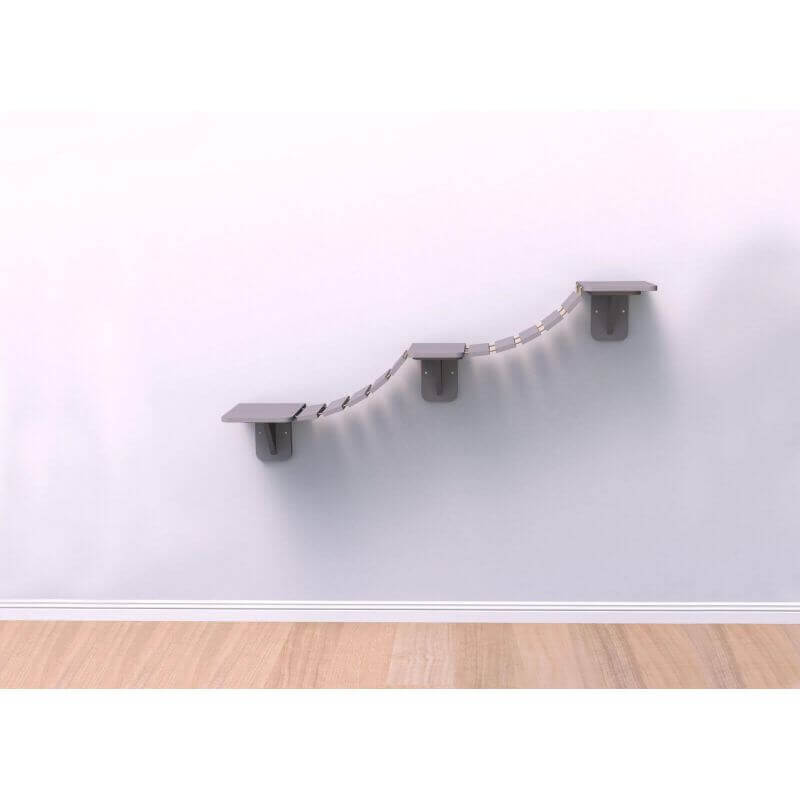 Echelle d'escalade pour montage mural, 150 × 30 cm, taupe Echelle d'escalade pour montage mural, 150 × 30 cm, taupe